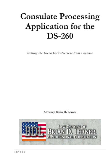 Rocket Immigration Petitions Immigration Visa Consulate Processing Application for the DS-260